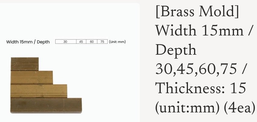 Brass stock 15mmx15mm
