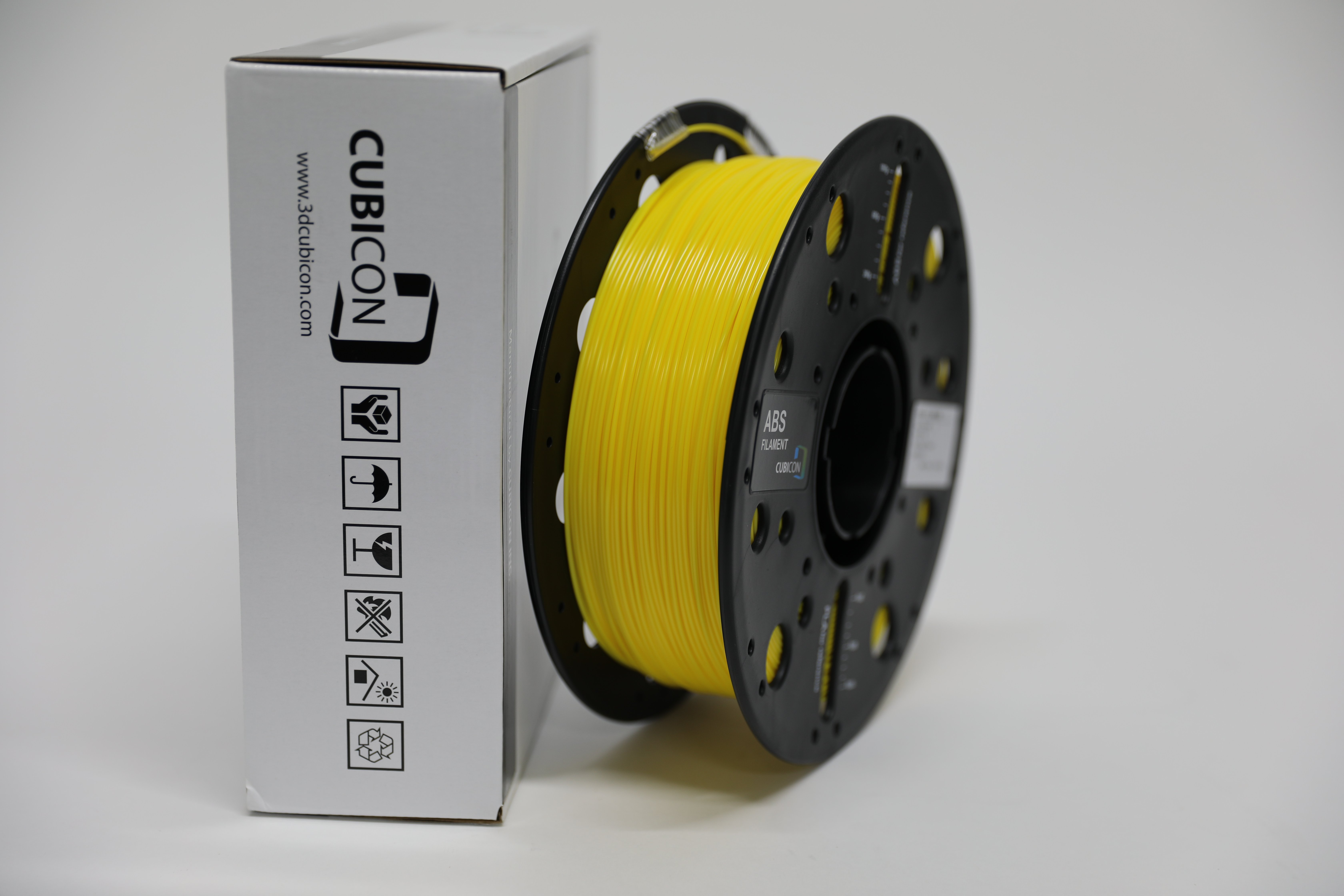 CUBICON ABS 3D Printing filament - Yellow