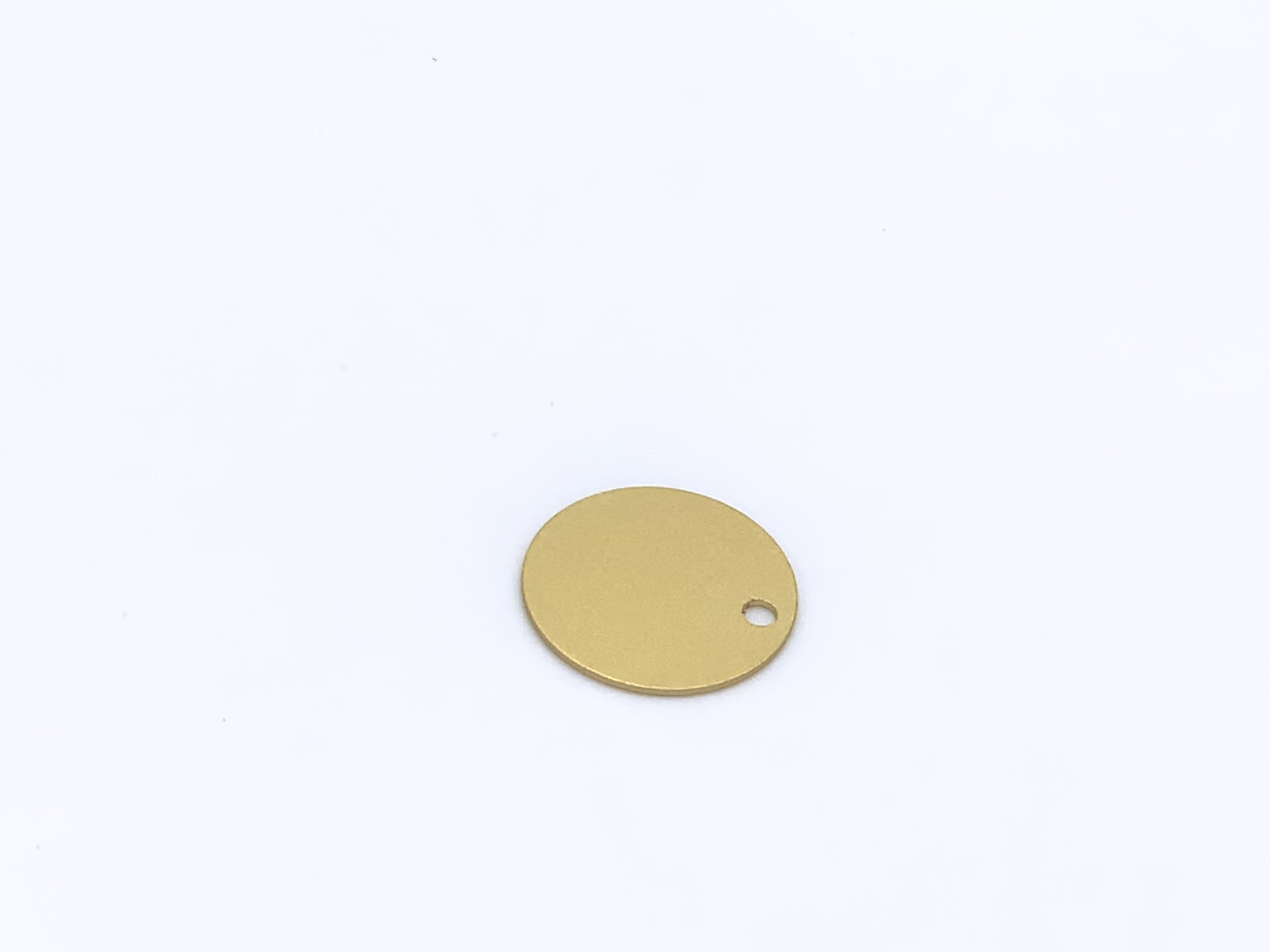 Circular Tags - Gold - 30mm (10 piece)