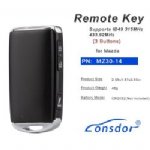 Lonsdor Mazda 3 Button Smart Remote